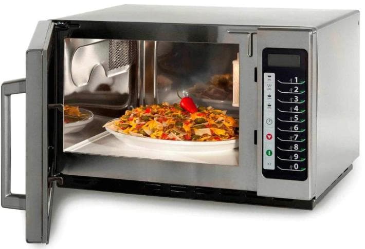 fotografía comida en microondas